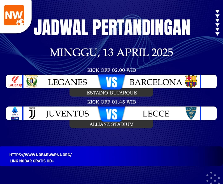 Prediksi Pertandingan Sepak Bola – Minggu, 13 April 2025